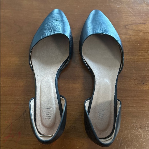J. Jill Shoes - Elegant Black Leather Women's Flats ~ JJILL